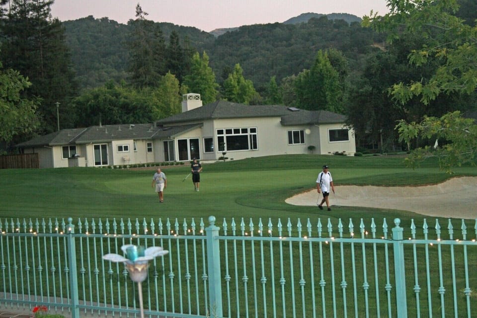 Views of 8th hole from backyard. 