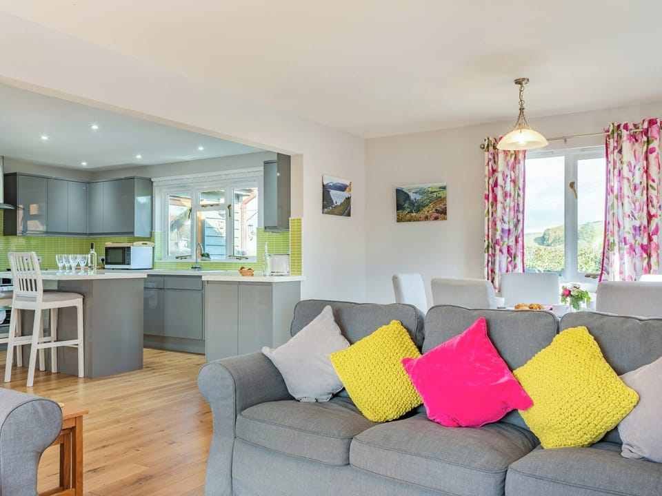 Living area | Cuckoo Hill Lodge, Rhayader