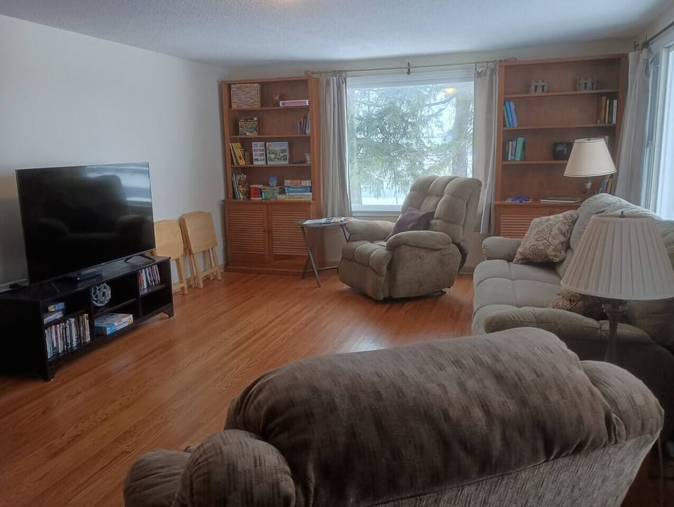 Living Room with Roku TV