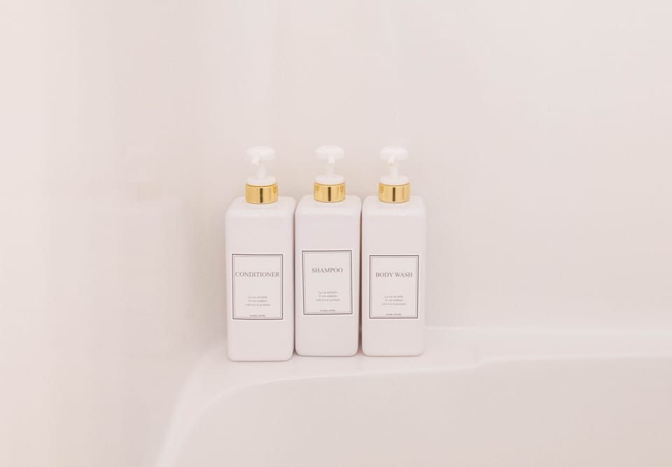 Soap / Shampoo / Conditioner provided