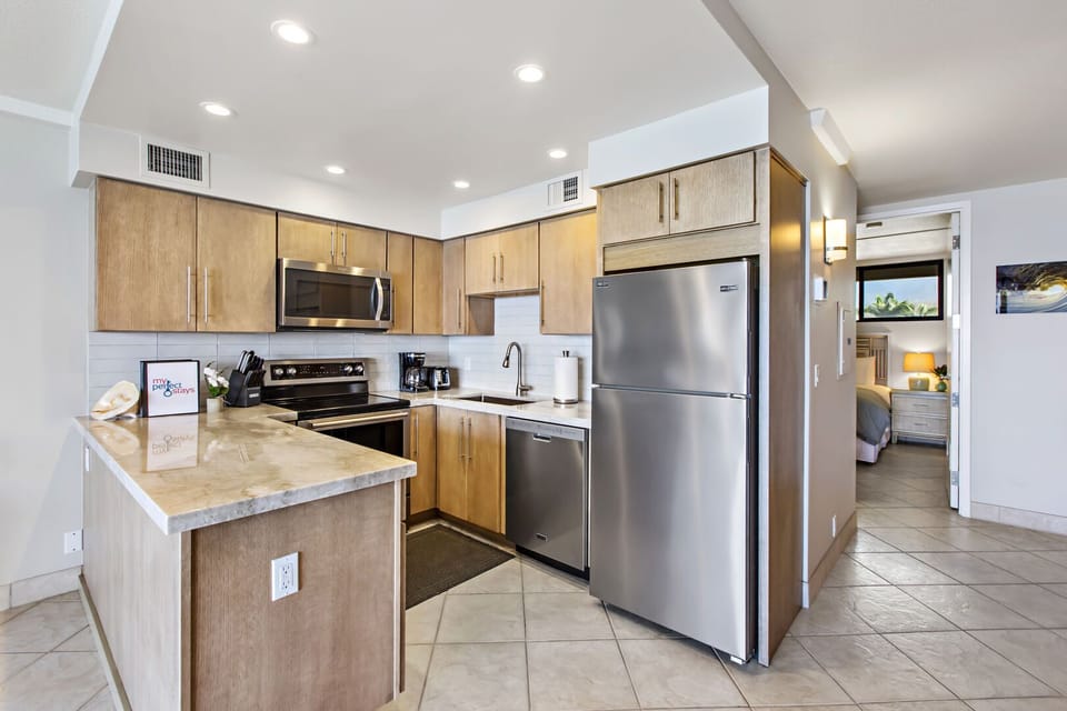 Gorgeous modern kitchen with custom cabinets
