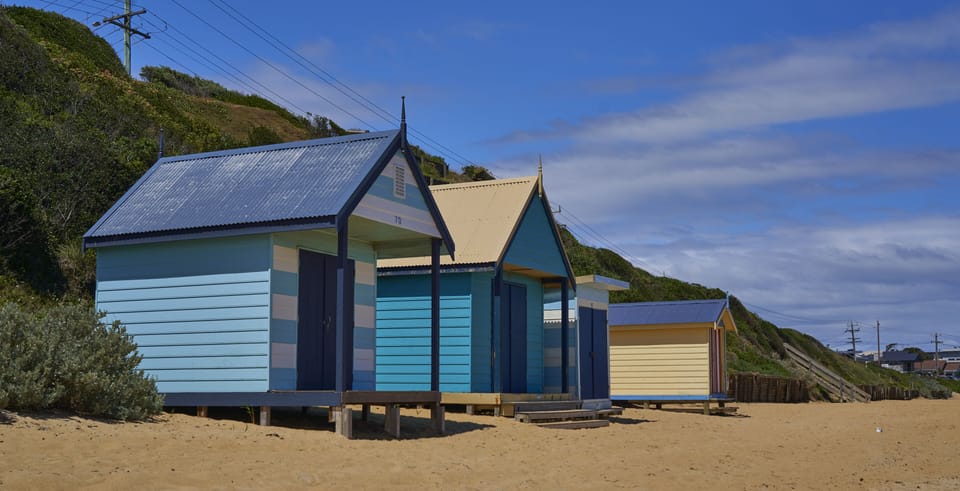 Fishermen's bay beach huts
