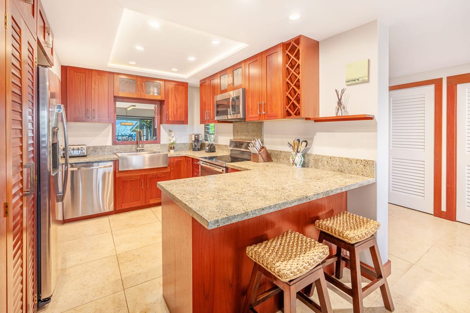 Well equipped kitchen