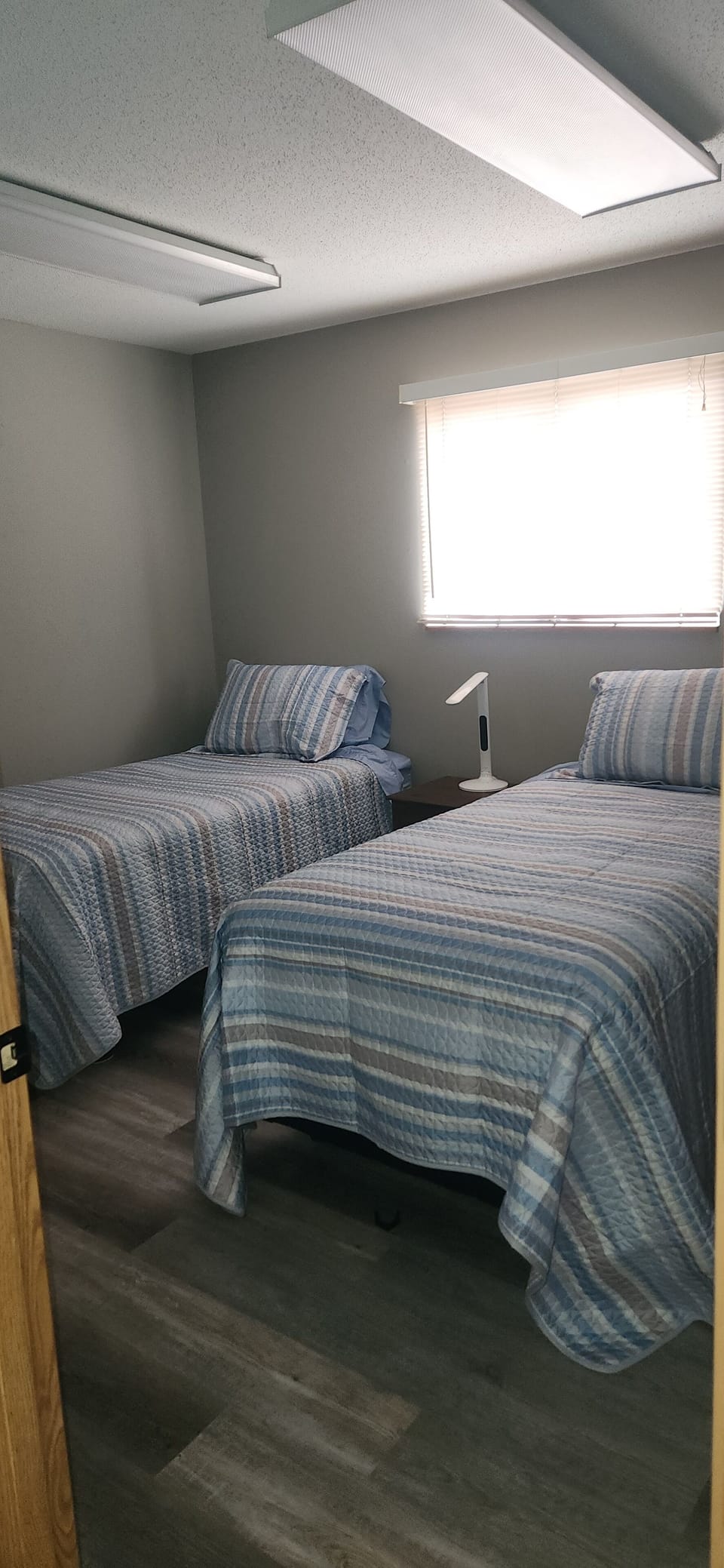 Two twin beds