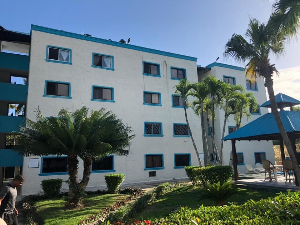Rear of complex 