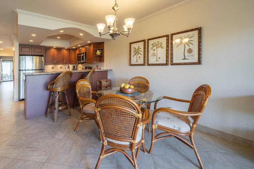 You private dining area with views to the ocean!