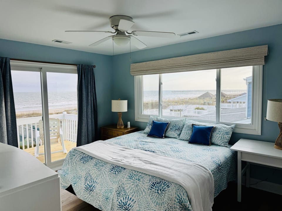 Jaw Dropping Views from the 2nd of two primary bedrooms that are Oceanfront