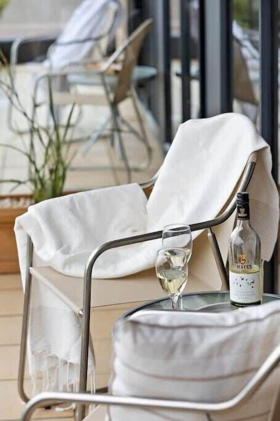 Imagine ending the day with a drink on the balcony