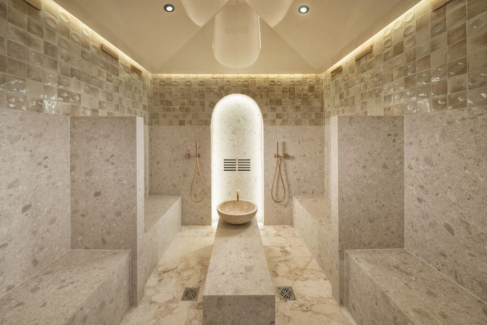 Couples treatment rooms, sauna, hot springs, Turkish bath