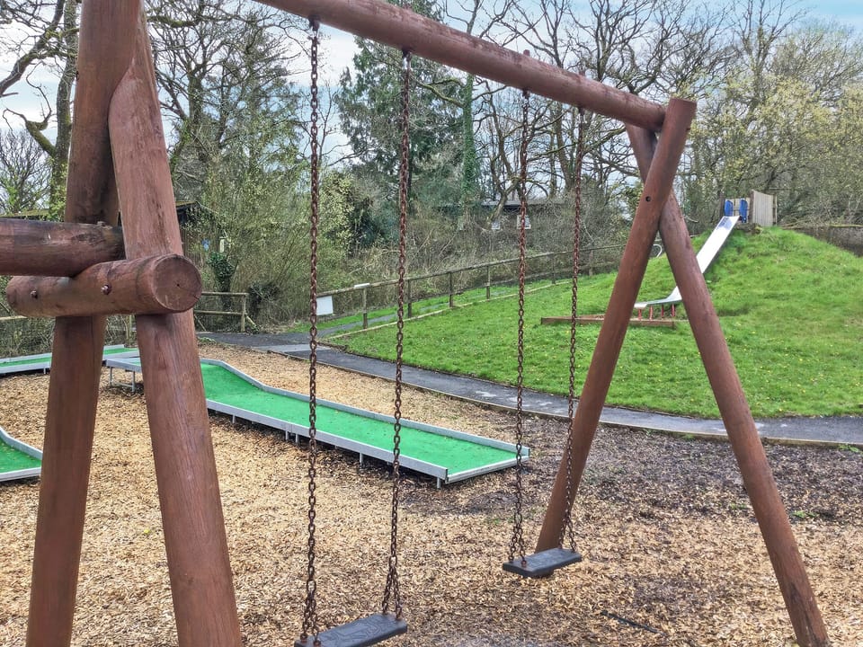 Children&rsquo;s play area | Owls About - Torwood Lodges, Cenarth, near Newcastle Emlyn