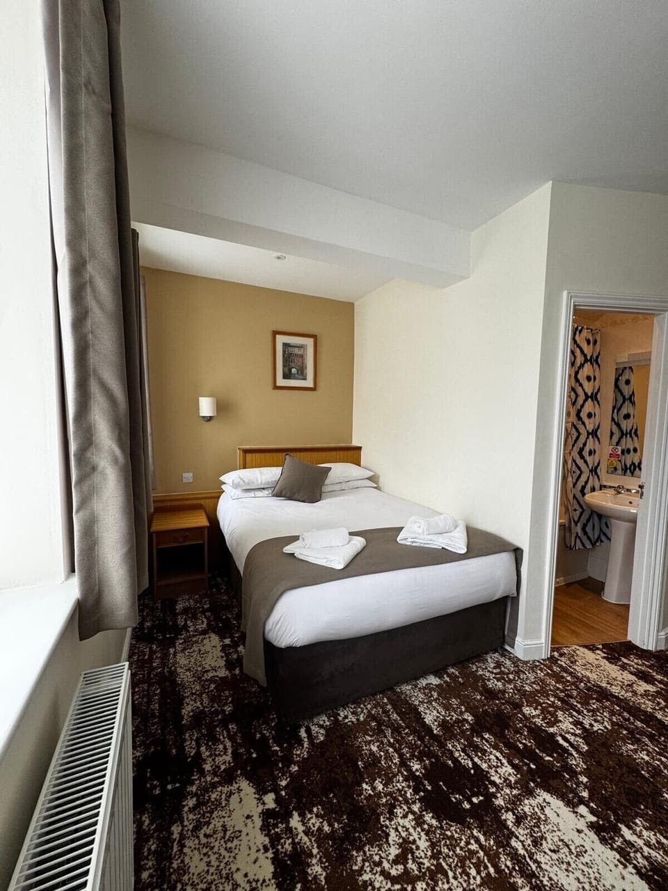 Hypo-allergenic bedding, individually decorated, individually furnished