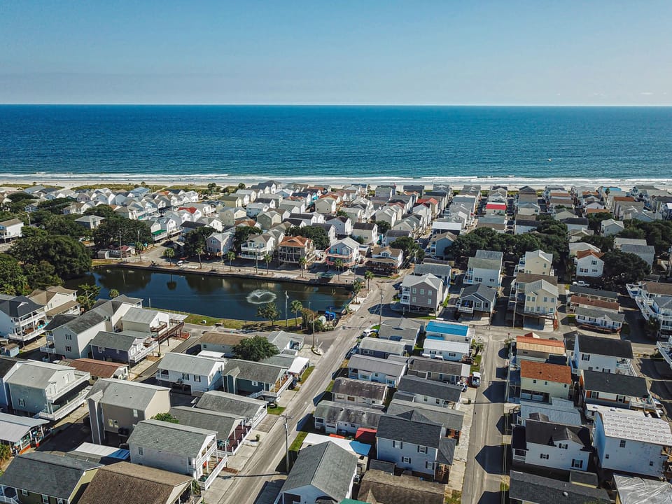 Walking distance to the beach. 
