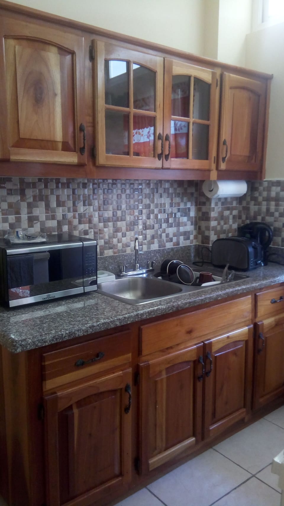 Double One Bedroom Suite (1 Full Bed) | Private kitchen | Fridge, microwave, freezer, paper towels
