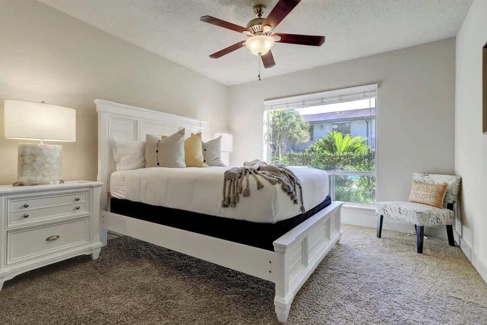 Guest Bedroom with Resort Style View