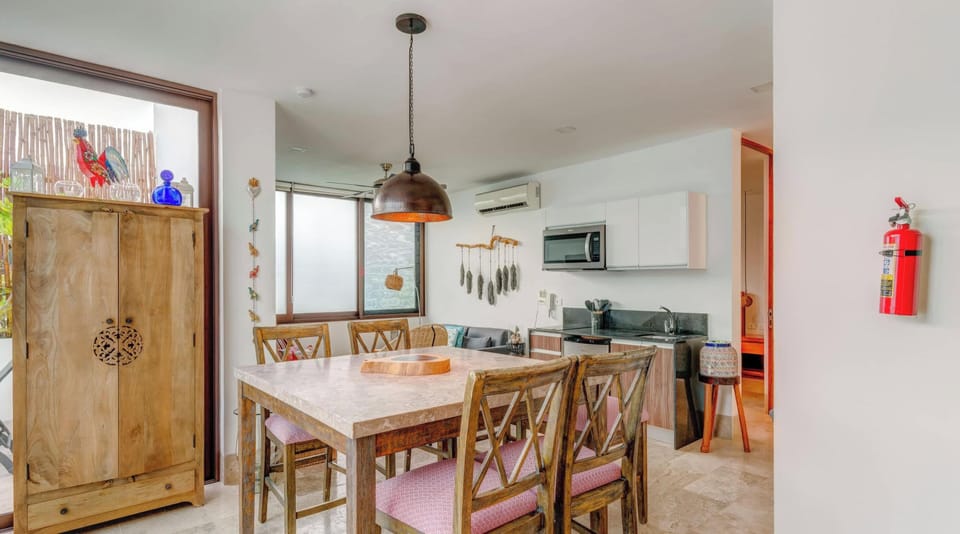 Enjoy a sit-down meal at home in comfort