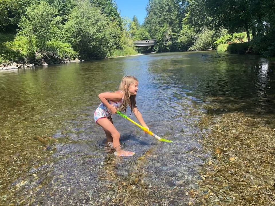 Playing in the River