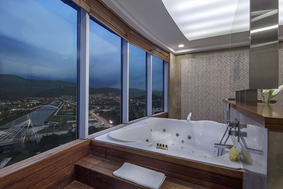Presidential Suite, 1 Bedroom | Bathroom | Combined shower/tub, free toiletries, hair dryer, towels