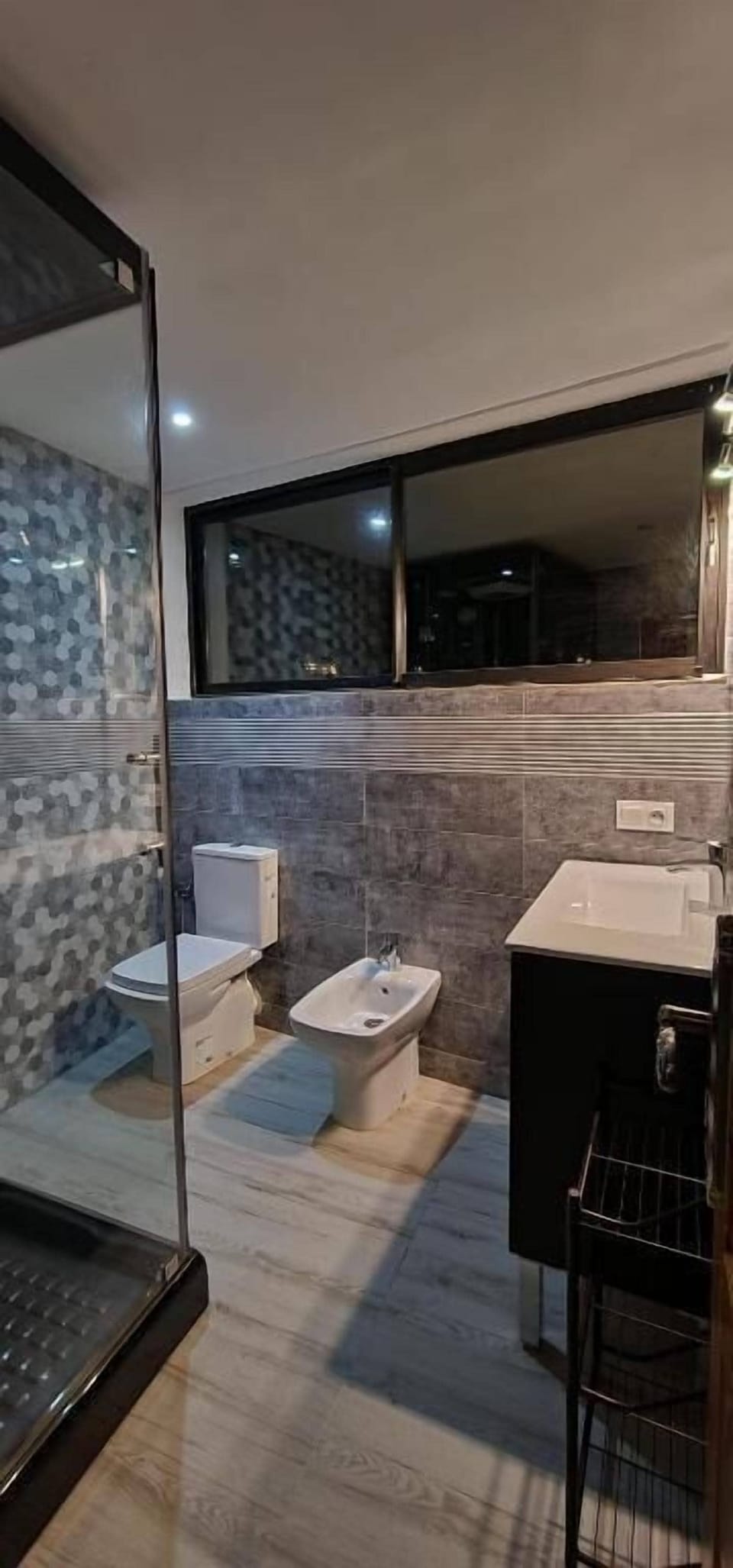 Superior Studio | Bathroom | Shower, towels, soap, shampoo
