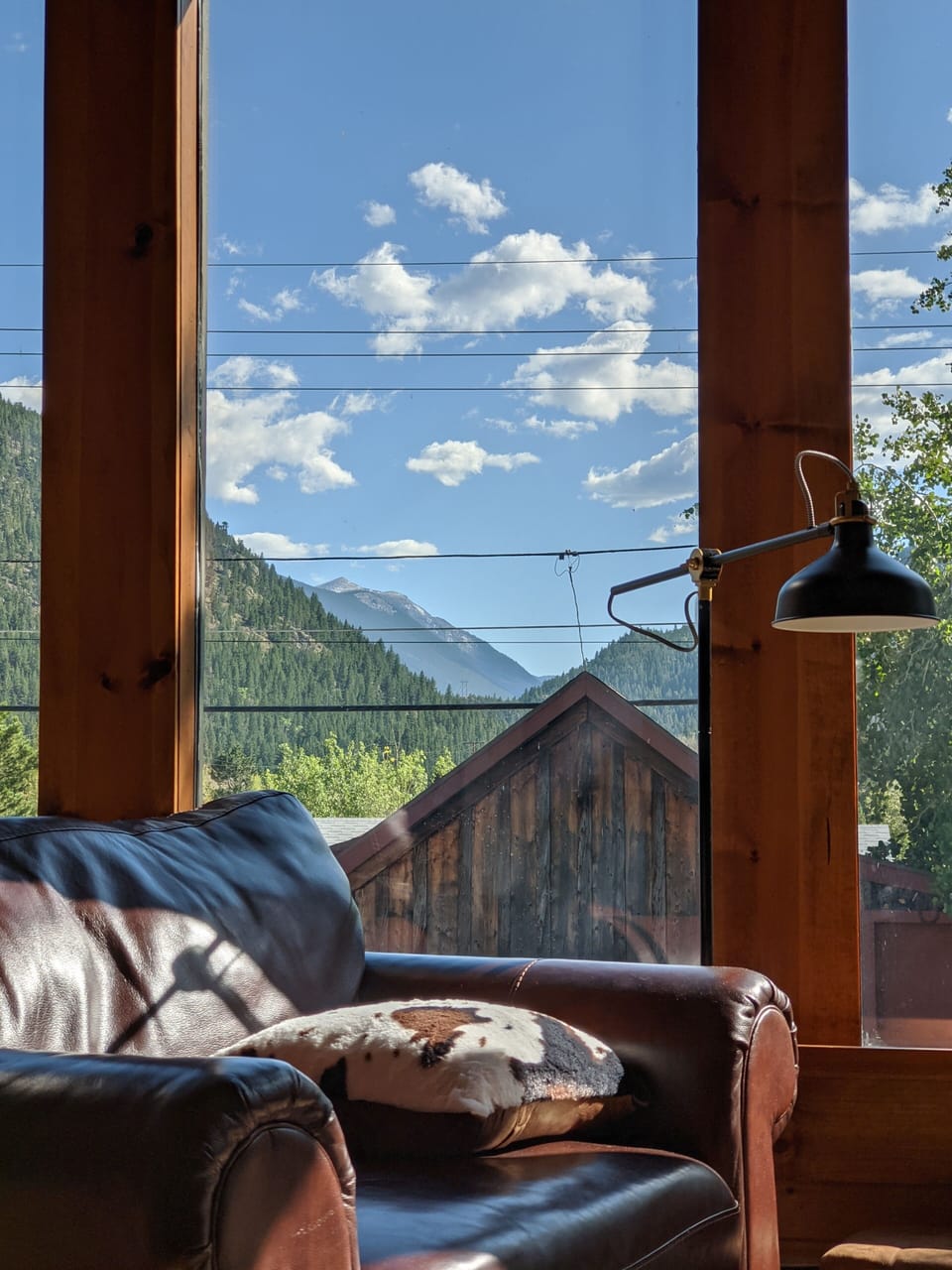 Relax inside and enjoy the view