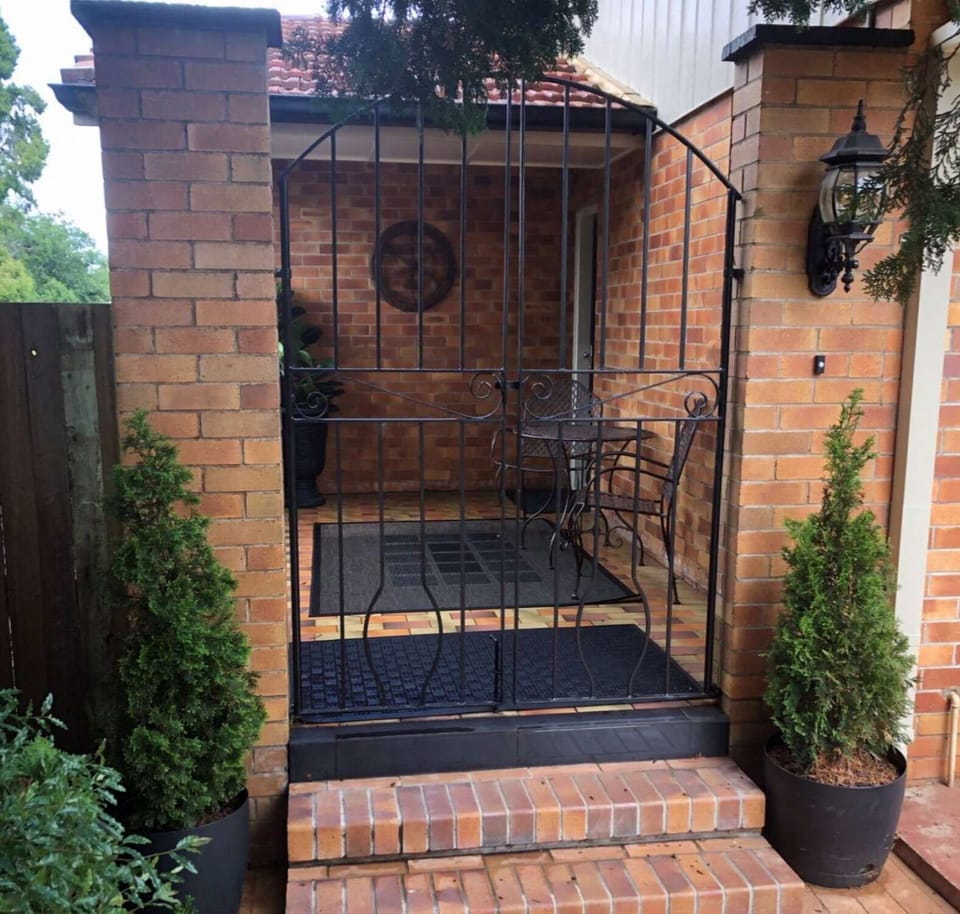 Front Patio with two seats and table for a morning coffee or an afternoon wine.