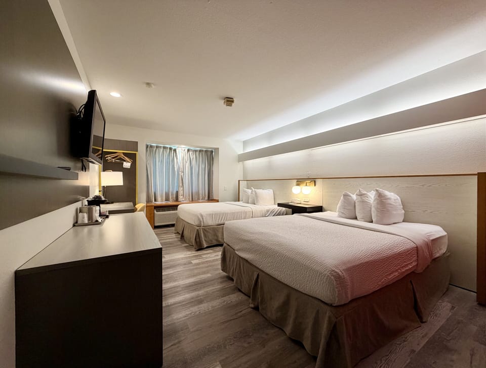 Room, 2 Queen Beds, Accessible, Non Smoking (Mobility) | Premium bedding, desk, iron/ironing board, free WiFi