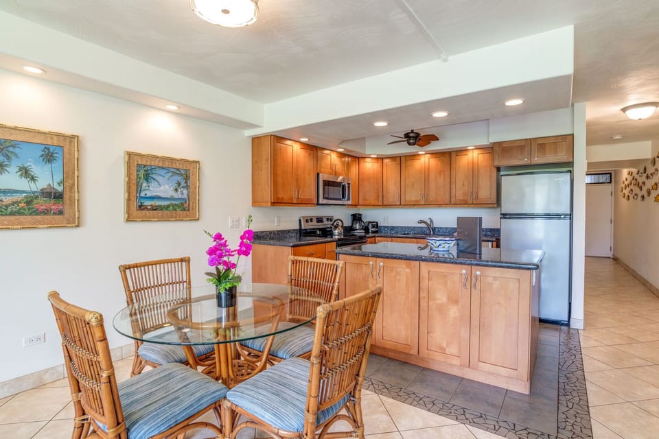 Updated kitchen with stainless appliances