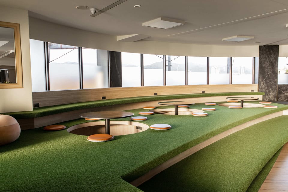 Lobby sitting area