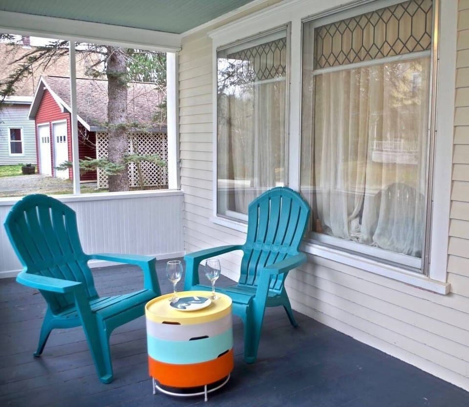 Or have a glass of wine on the porch