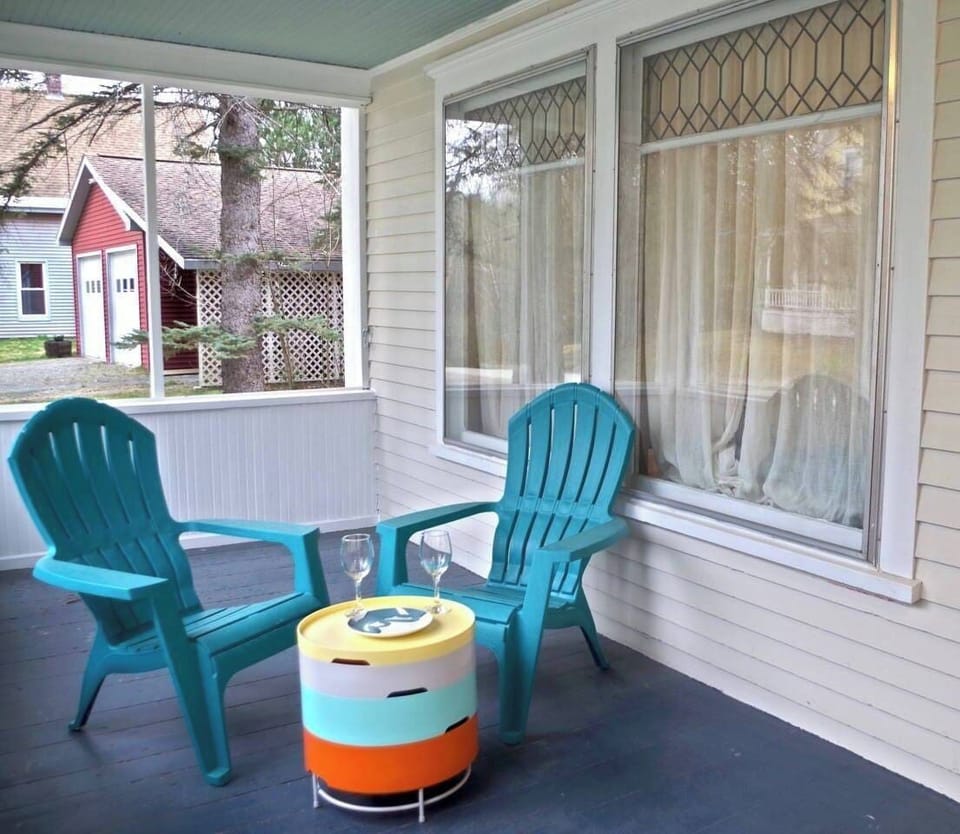 Or have a glass of wine on the porch
