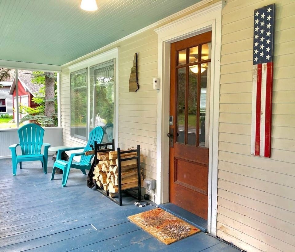You'll feel welcome on the porch