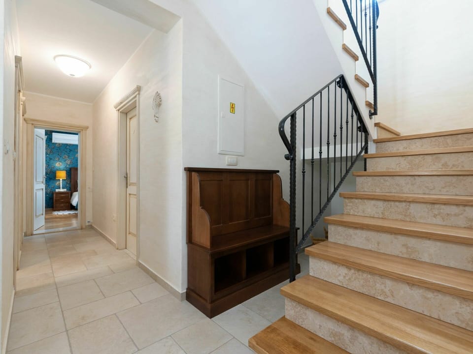 Property, Stairs, Wood, Paint, Interior Design, Flooring, Floor, Wood Stain, Hardwood