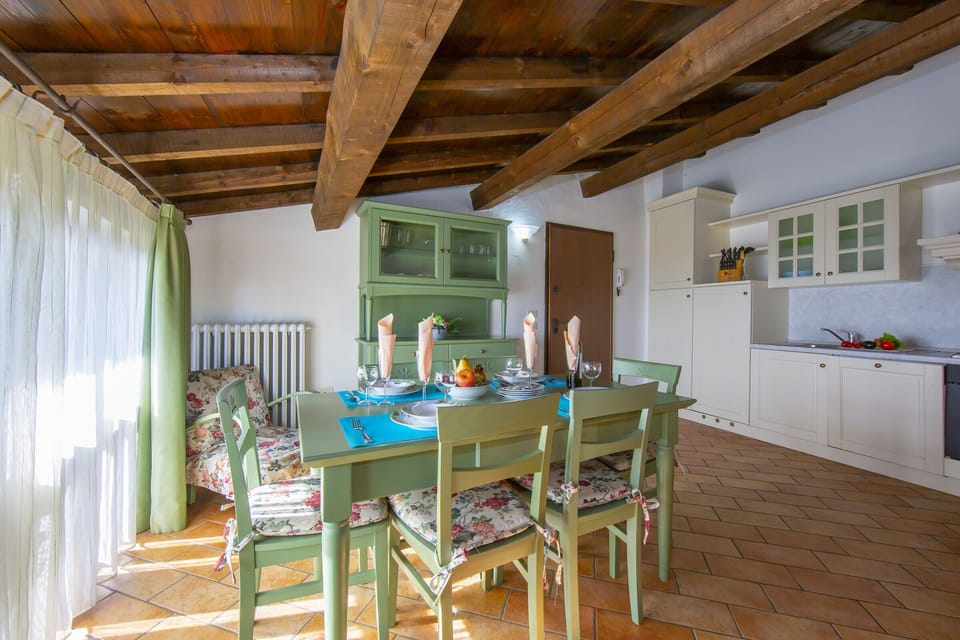 Kitchen and dining area