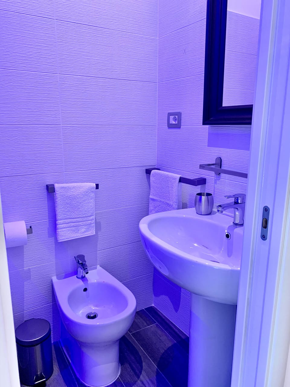 Economy Twin Room | Bathroom | Shower, bidet, towels