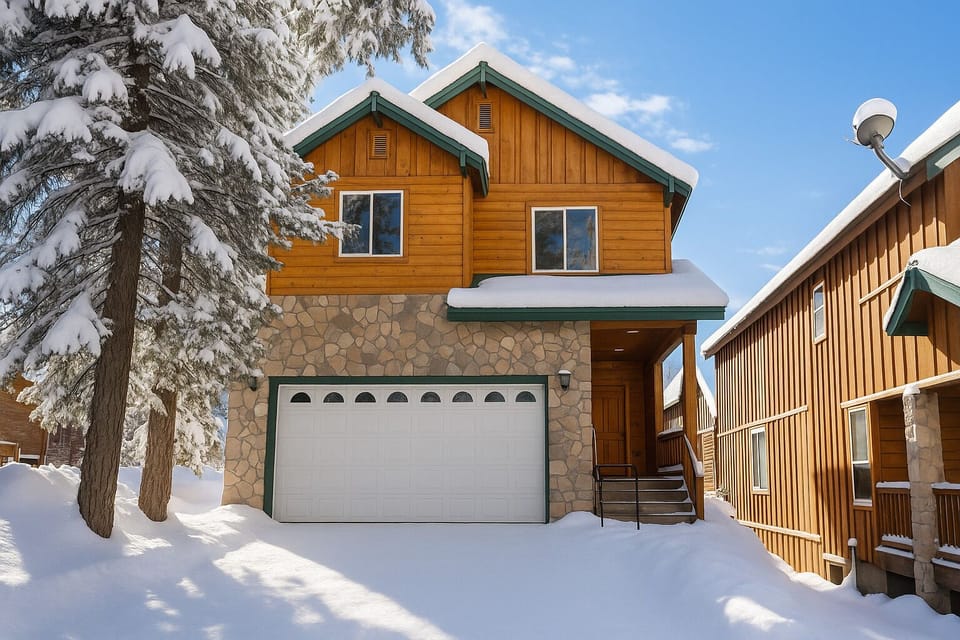  Nestled in snow, built for family memories