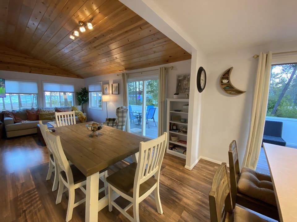 Dining table and chairs
