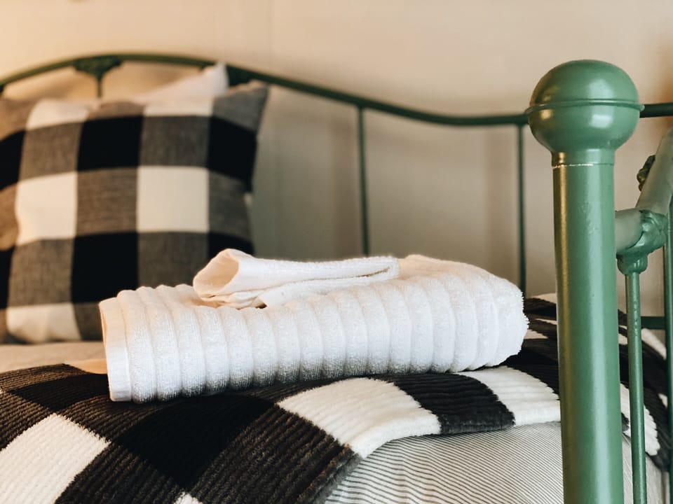 Fresh linens professionally laundered