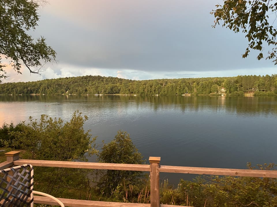Exterior Deck overlooking Lake