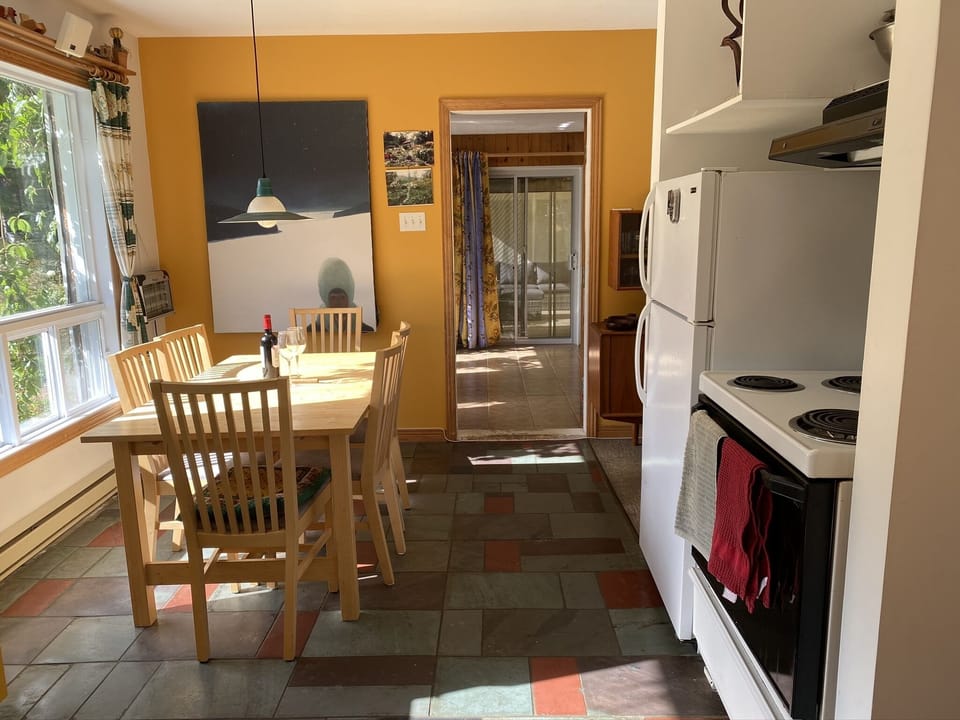 Kitchen looking in mudroom