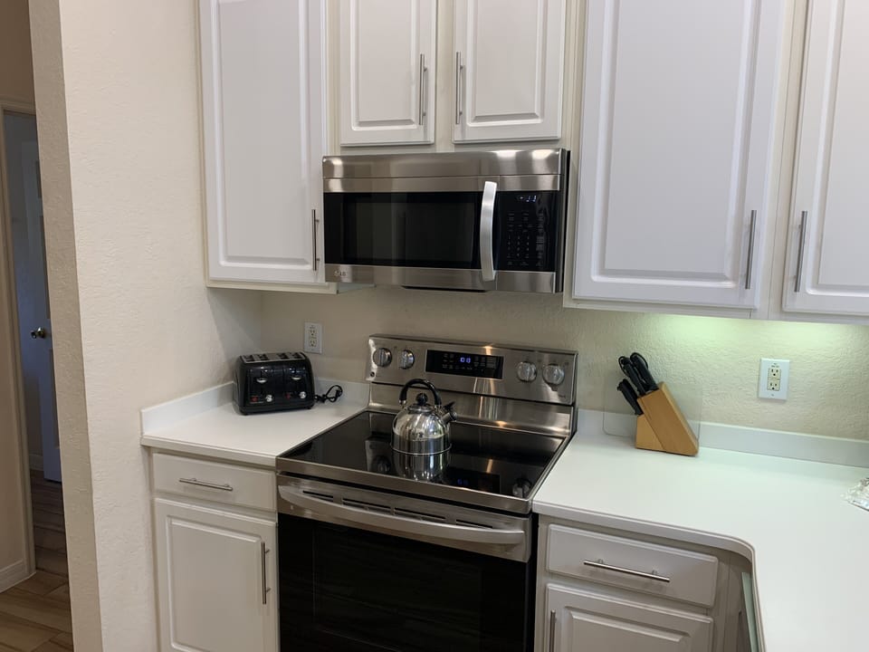 Full size oven and microwave
