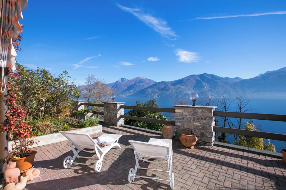 Family Apartment, 2 Bedrooms, Fireplace, Mountainside (Veranda di Menaggio) | Terrace/patio