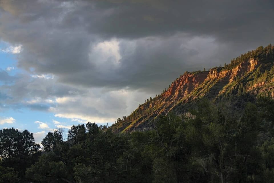 Mountain sunset
