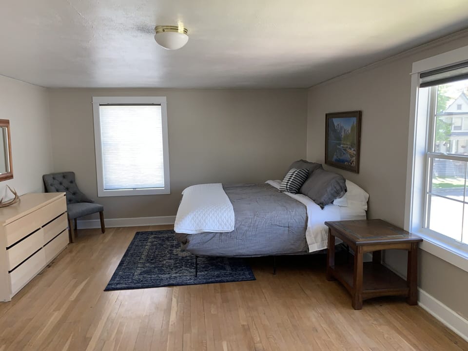 Main Bedroom with large couch 