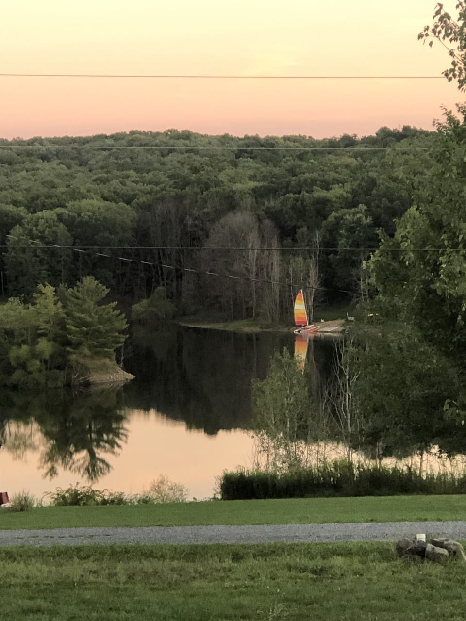 The view from the front porch