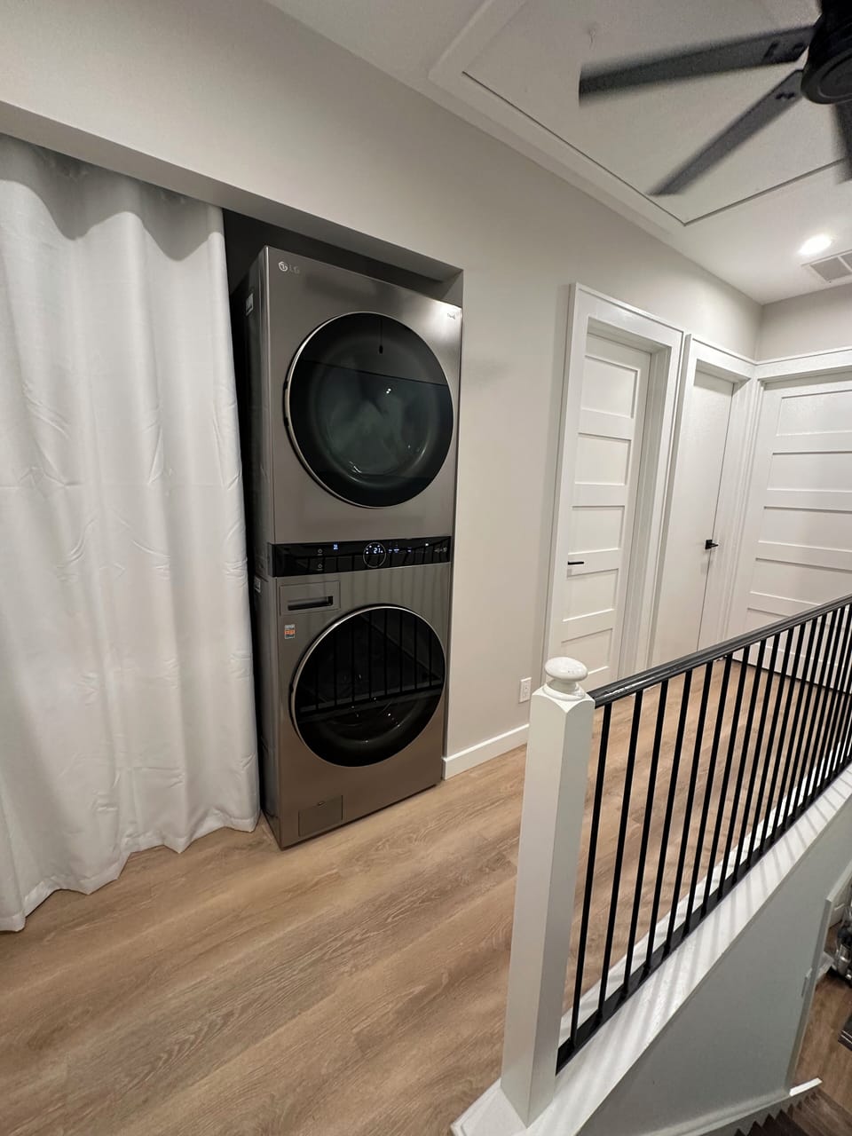 New washer and dryer