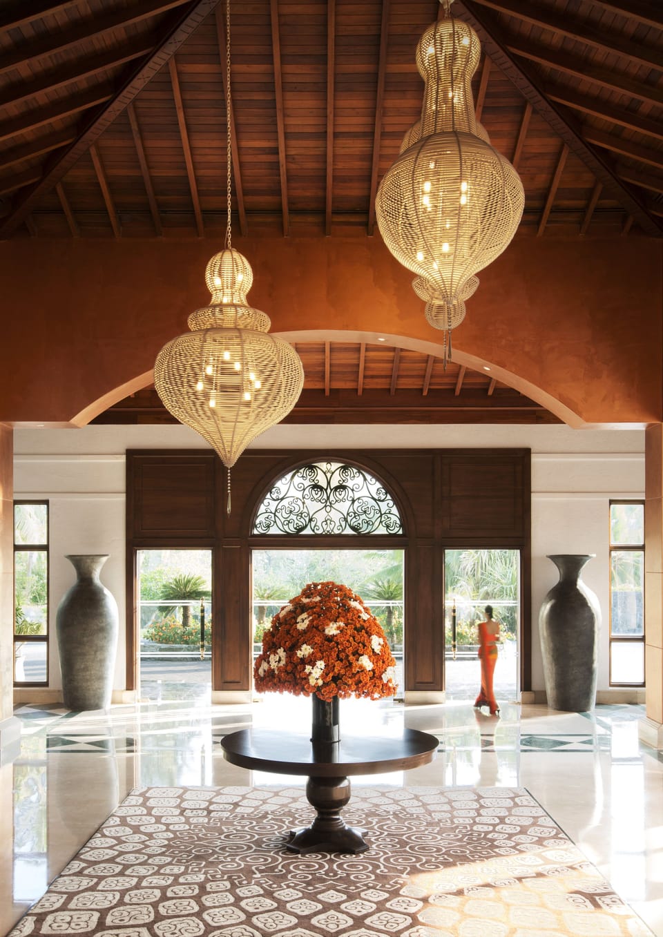 Interior entrance