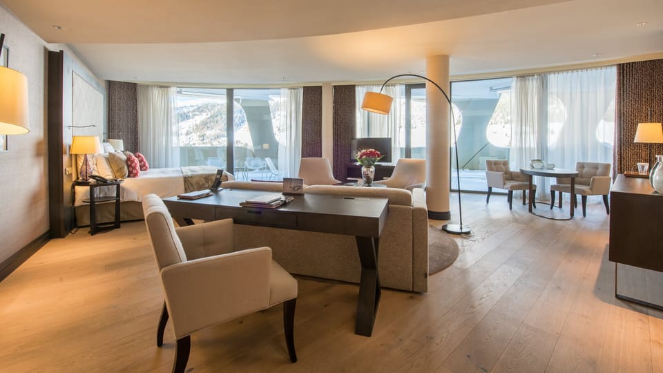 Suite (Alpina) | Premium bedding, minibar (some free items), in-room safe, desk