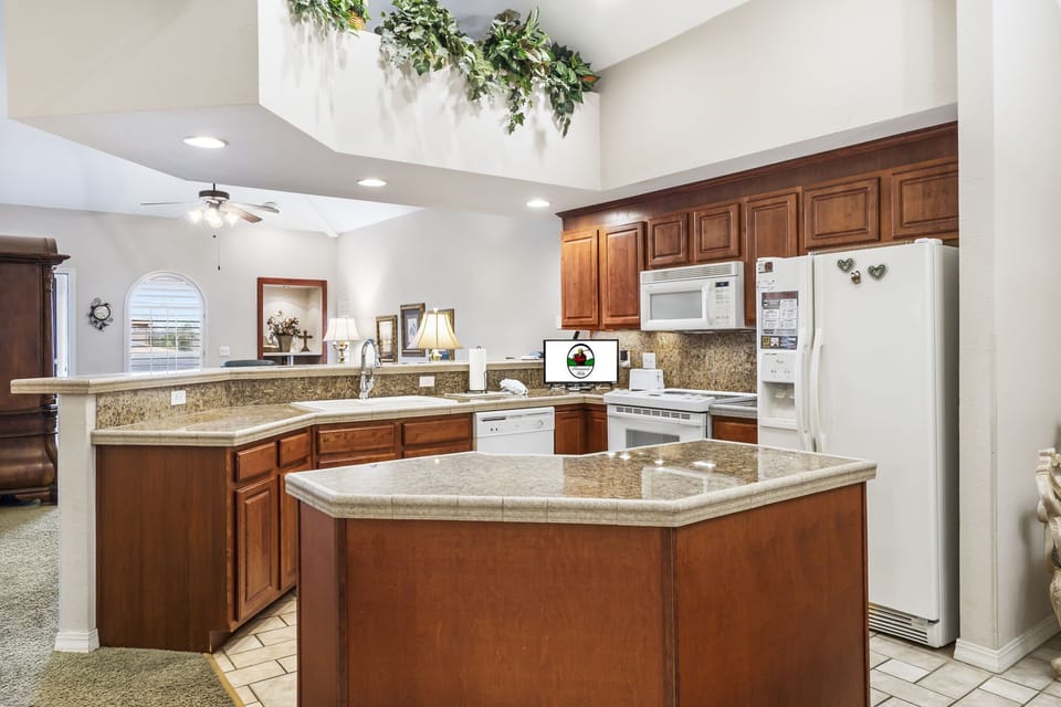 Kitchen with Plenty of Counter and Cabinet Space