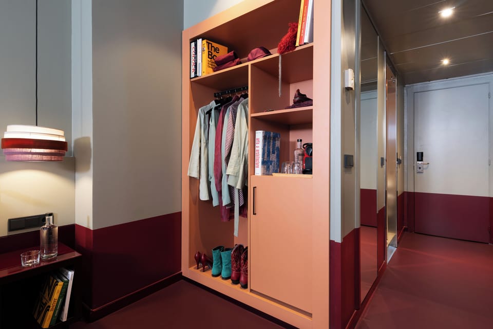 Minibar, desk, blackout drapes, soundproofing