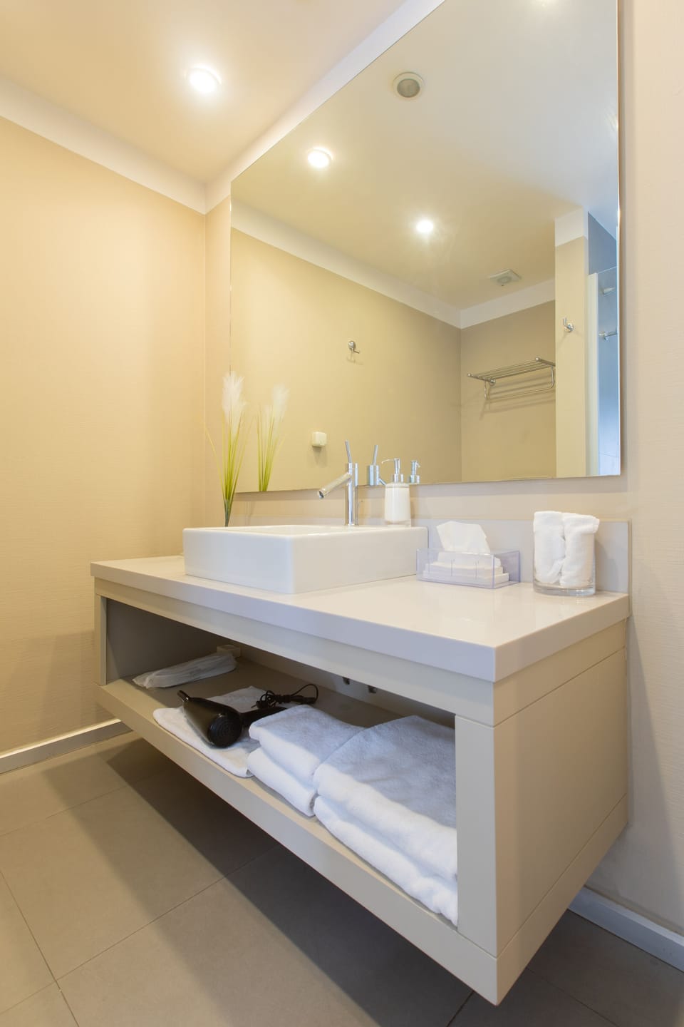 Deluxe Room | Bathroom | Shower, hydromassage showerhead, free toiletries, hair dryer