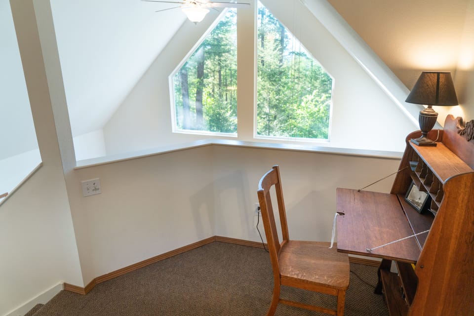 Views Of GNP From The Primary Bedroom Loft.  Desk/ Work Space